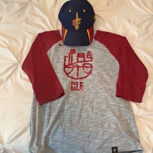 Nike Cavs Shirt & Hat